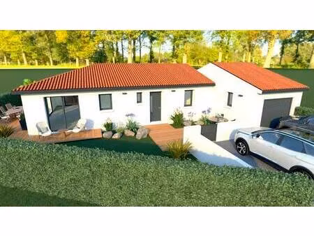 terrain avec maison neuve à vendre