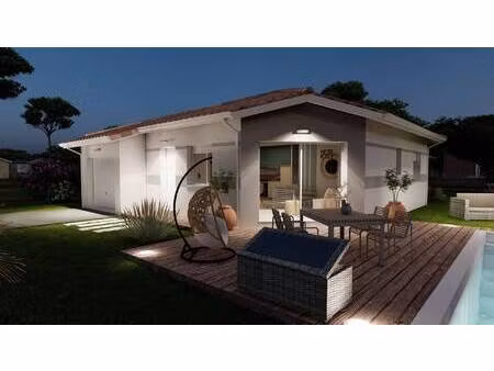 terrain avec maison neuve à vendre