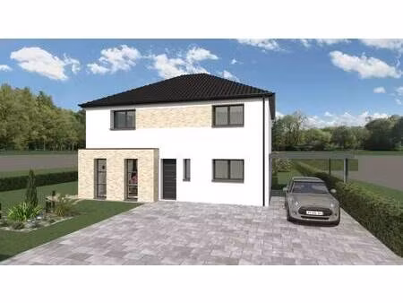 terrain avec maison neuve à vendre