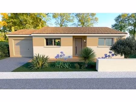 terrain avec maison neuve à vendre