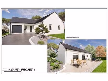 terrain avec maison neuve à vendre