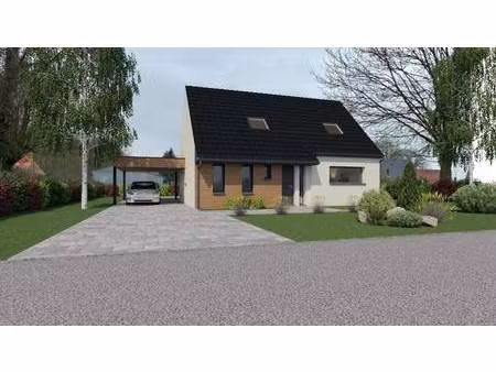 terrain avec maison neuve à vendre