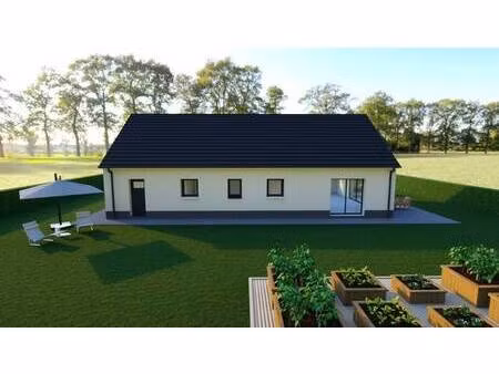 terrain avec maison neuve à vendre