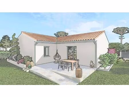 terrain avec maison neuve à vendre