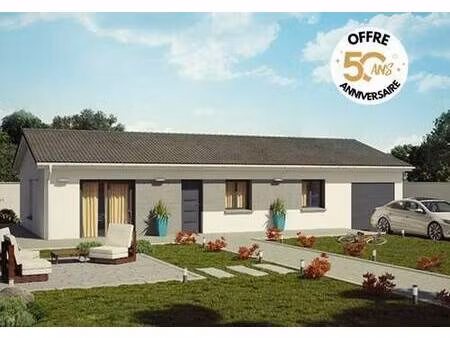 terrain avec maison neuve à vendre