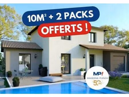 terrain avec maison neuve à vendre