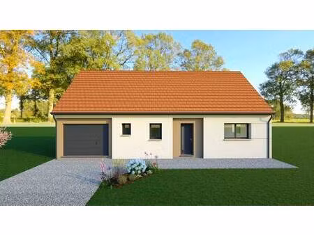 terrain avec maison neuve à vendre