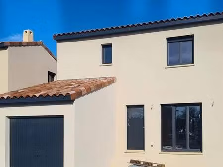 terrain avec maison neuve à vendre