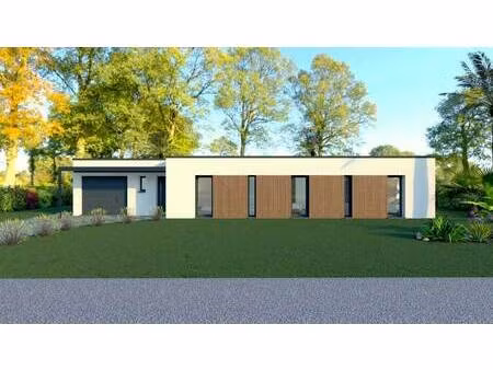 terrain avec maison neuve à vendre