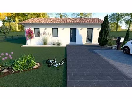 terrain avec maison neuve à vendre