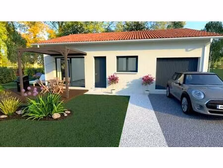 terrain avec maison neuve à vendre