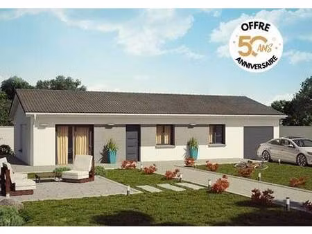 terrain avec maison neuve à vendre