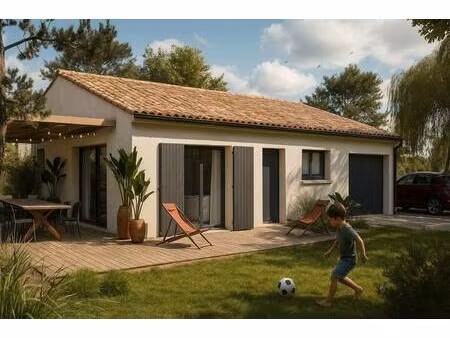 terrain avec maison neuve à vendre