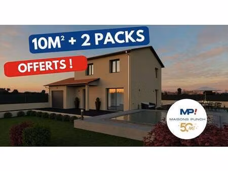 terrain avec maison neuve à vendre