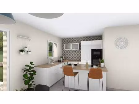 terrain avec maison neuve à vendre