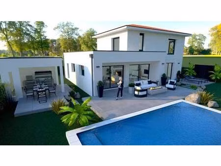 terrain avec maison neuve à vendre