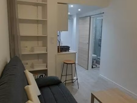 studio meublé 17m2 avec balcon