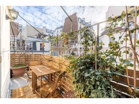 paris 18e - lamarck-caulaincourt - duplex à vendre - 4 pièces - 101 72m² carrez - 2 chambr