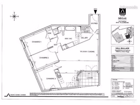appartement 4 pièces 87 m²