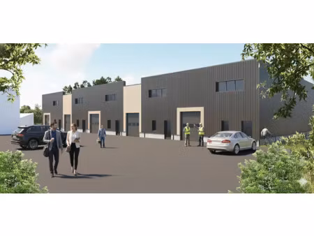 5 lots d'activités neufs de 231 m² chacun à vendre derrière l'aérodrome de cergy pontoise 