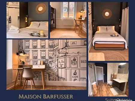 électricité/fibre inclus  séjour 1 à 10 mois  hypercentre