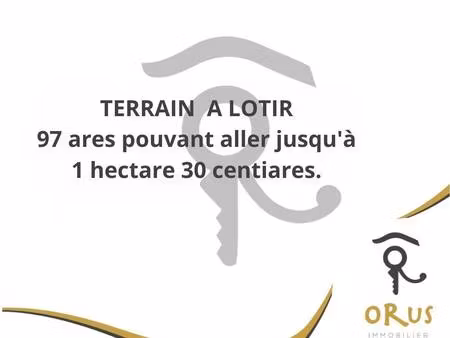 terrain constructible à vendre