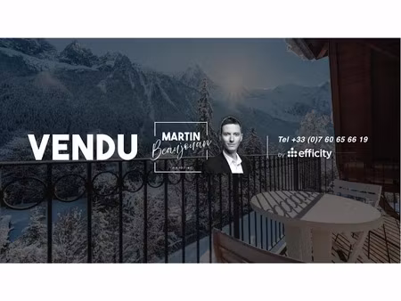 vente appartement 3 pièces 66.76 m² à chamonix-mont-blanc (74400)  990 000 €
