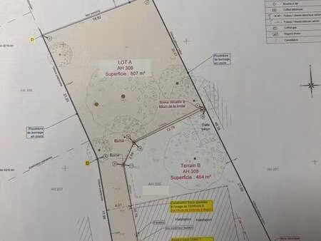 vente terrain à montbert (44140) : à vendre / 507m² montbert