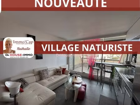 nouveaute au village naturiste   bel appartement sur la residence heliopolis avec parking