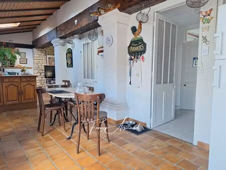 maison en pierres 5 chambres 1 studio 1 garage + 1 terrain constructible