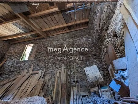 belle grange en pierre à aménager avec jardin