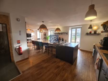 gîte 5 chambres avec locaux commerciaux à estaing