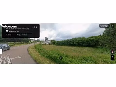 terrain de 5 740 m² en centre-bourg avec sources d’eau permanentes – dun-les-places (58230