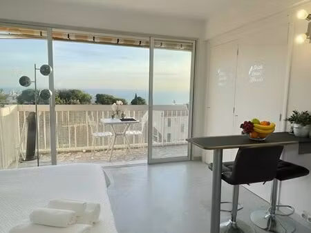 appartement cap d'ail vue mer - à côté de monaco