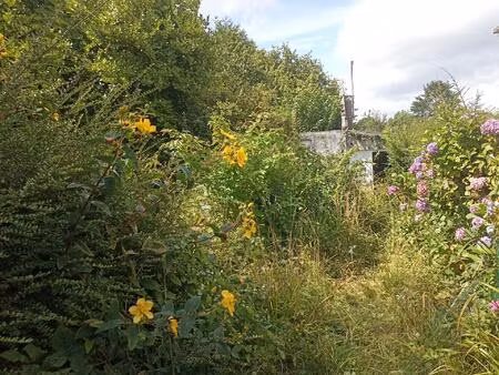plounéour-ménez – maison à rénover avec atelier  au cœur du bourg !