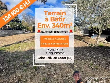 terrain à bâtir immédiatement 340 m² viabilisé