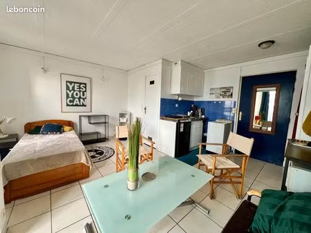 location à l'année d'un studio à quiberon