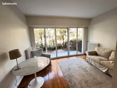 loue 3p jardin neuilly hôpital américain