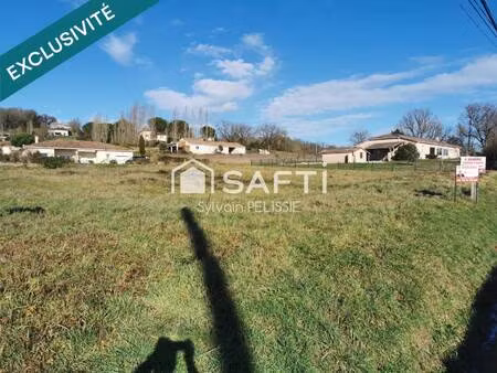 terrain constructible viabilisé à vendre