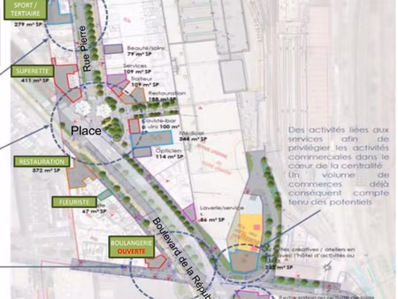 location locaux professionnels 412 m² à saint-ouen (93400)  74 160 €