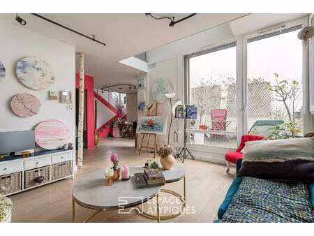 duplex rénové en dernier étage avec terrasse