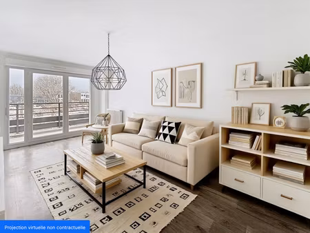 appartement orléans 2 pièces 45.93 m²