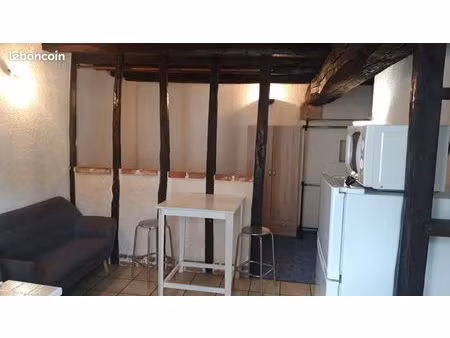 st aignan plein centre semi - piétonnier t1 bis