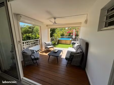 t3 meublé - piscine - citerne