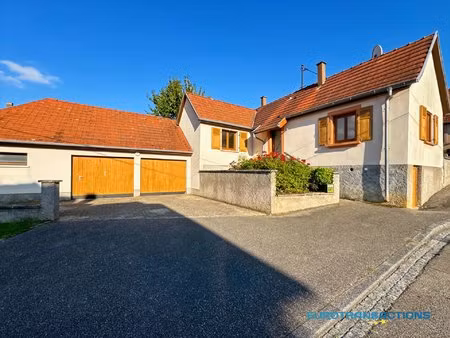 zinswiller  maison plain-pied 3 pièces jardin / garages