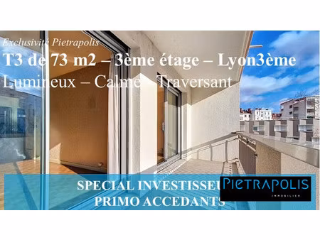 appartement à vendre lyon