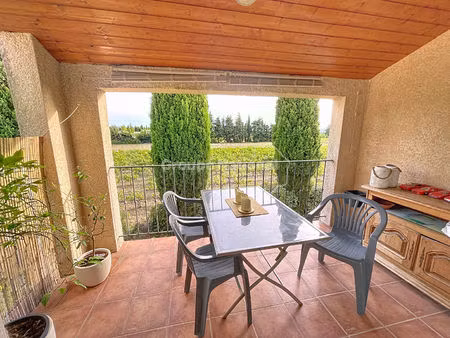 appartement sainte cecile les vignes 3 pièce(s) terrasse piscine