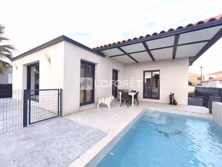 villa saint-hippolyte 4 pièce(s) 92 m2  jardin  garage  piscine