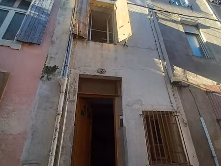 vente maison 3 pièces 61 m² à beziers (34500)  36 000 €