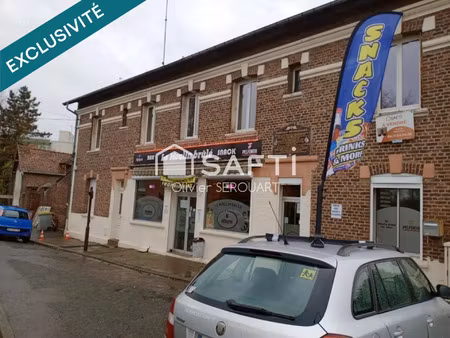 vente commerce 120 m² omissy (02100)